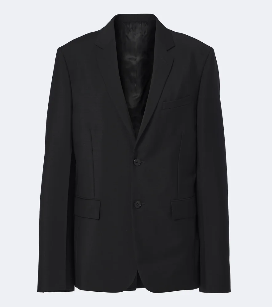 Mohair and wool blazer