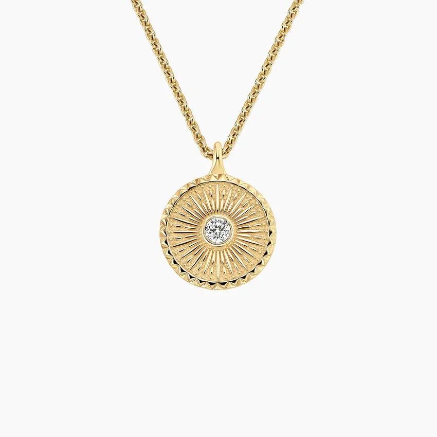 Mini Sun Lab Diamond Medallion