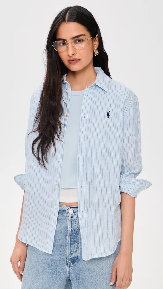 Classic Linen Button Down Shirt