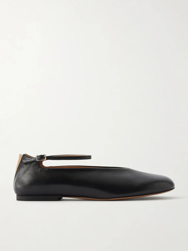 Elyss leather ballet flats
