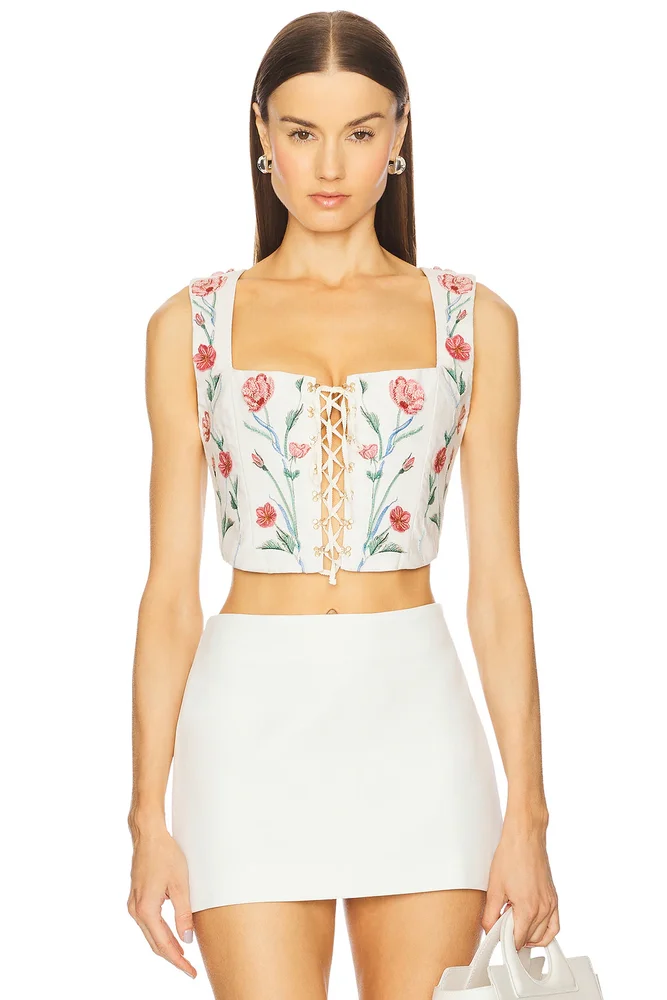 Cornalina Mosqueta Corset Top