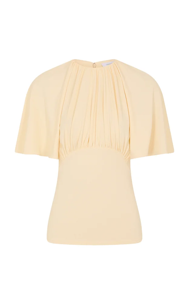 Gathered Knit Top