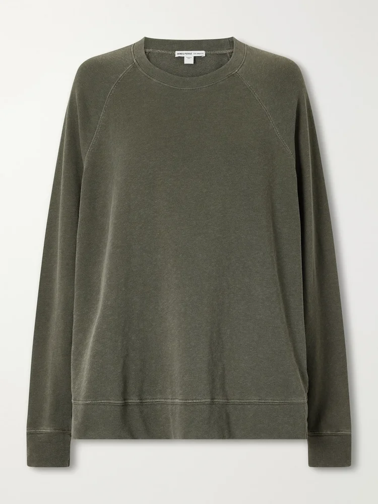 Supima cotton-jersey sweatshirt