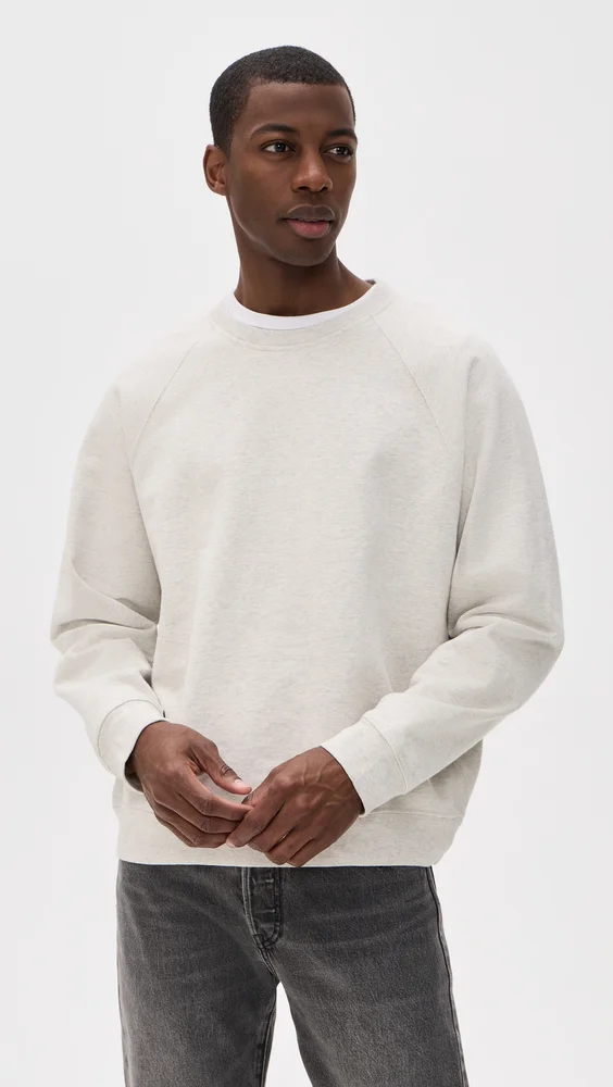 Terry Crew Neck Sweatshirt