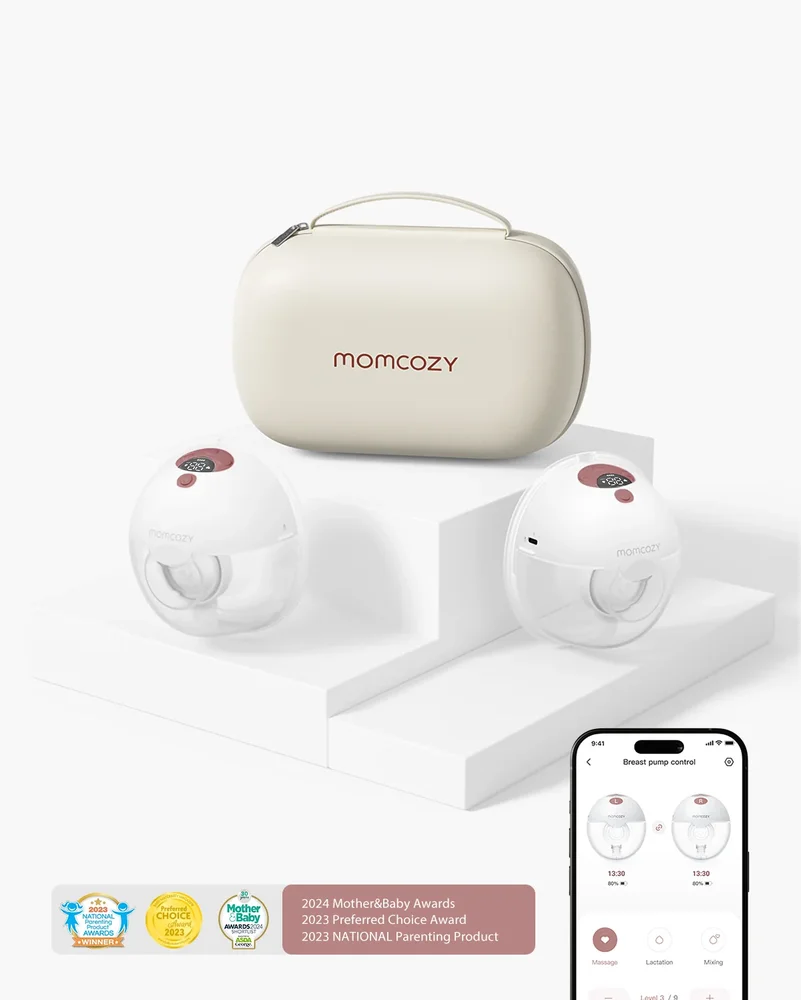 Momcozy M5 Smart Wearable Breast Pump Upgraded with App Control