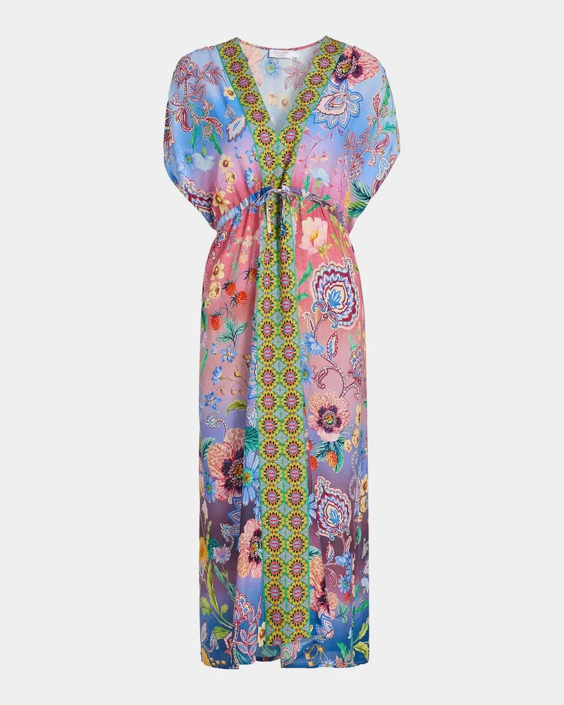 Lilliana Gradient Floral Caftan