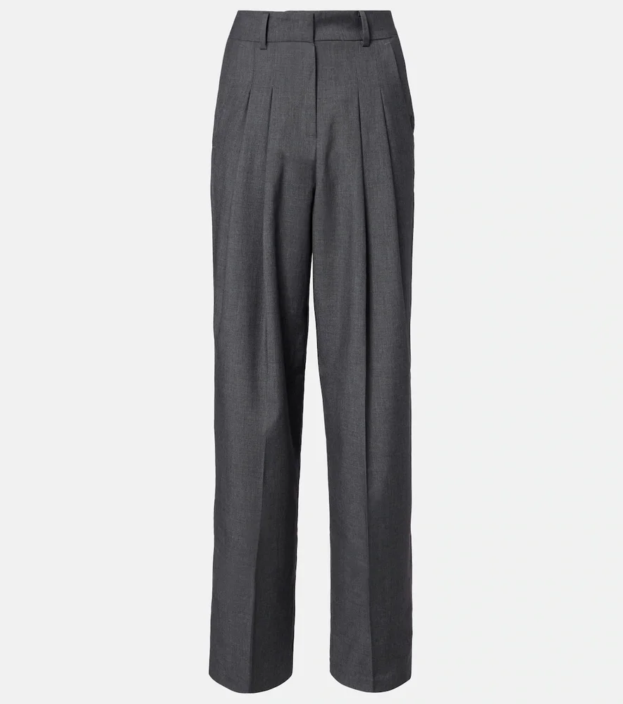 Gelso high-rise wide-leg pants