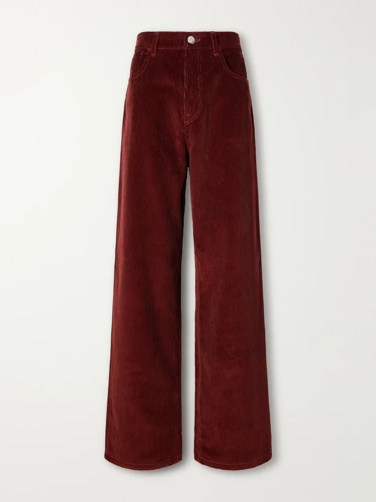 Bruun cotton-corduroy wide-leg pants