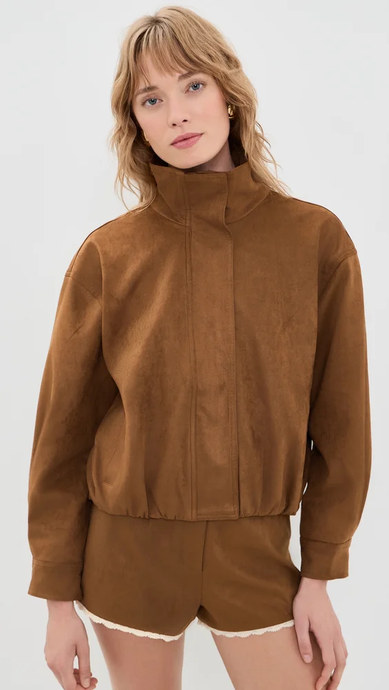 Cooper Faux Suede Jacket