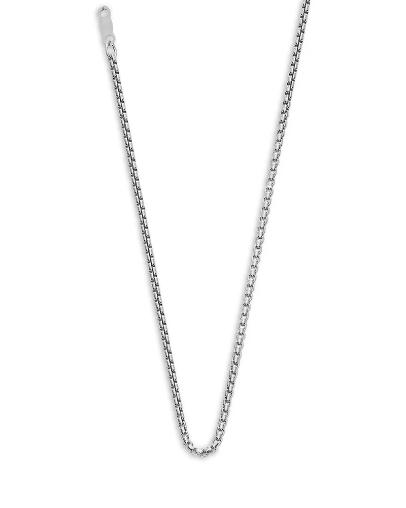 Venetian Sterling Silver Necklace, 18"