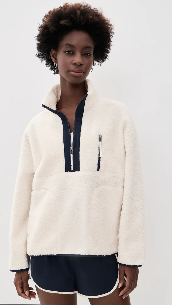 Reese Sherpa Quarter Zip Pullover