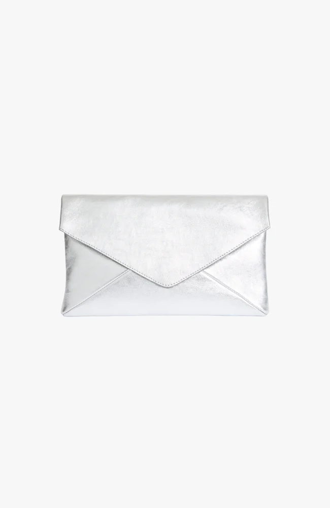 Valentina Envelope Leather Clutch