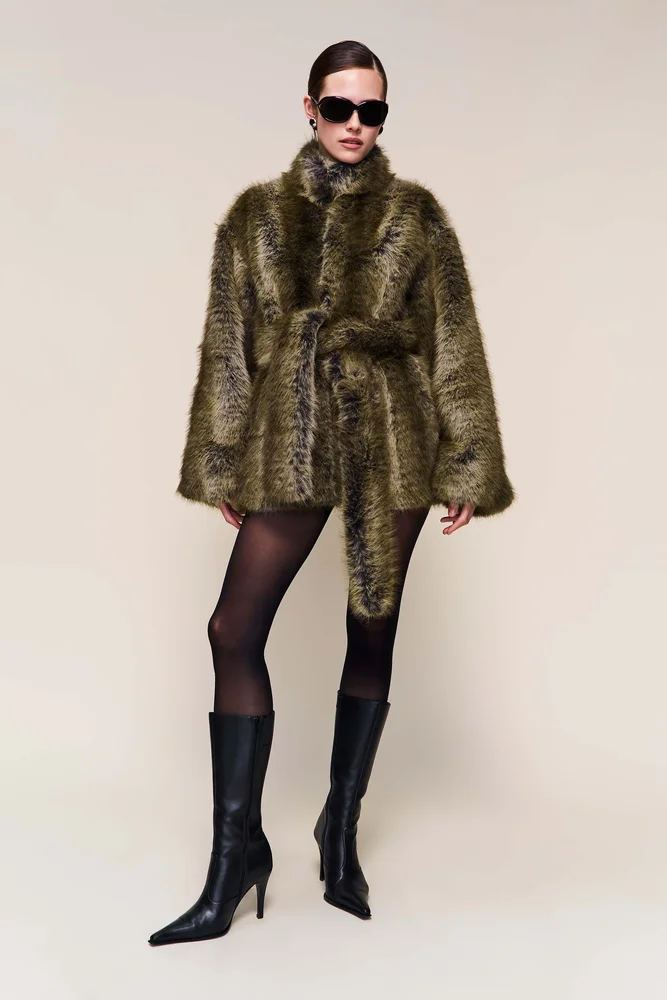 Monroe Faux Fur Coat