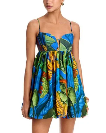 Banana Grapes Mini Dress