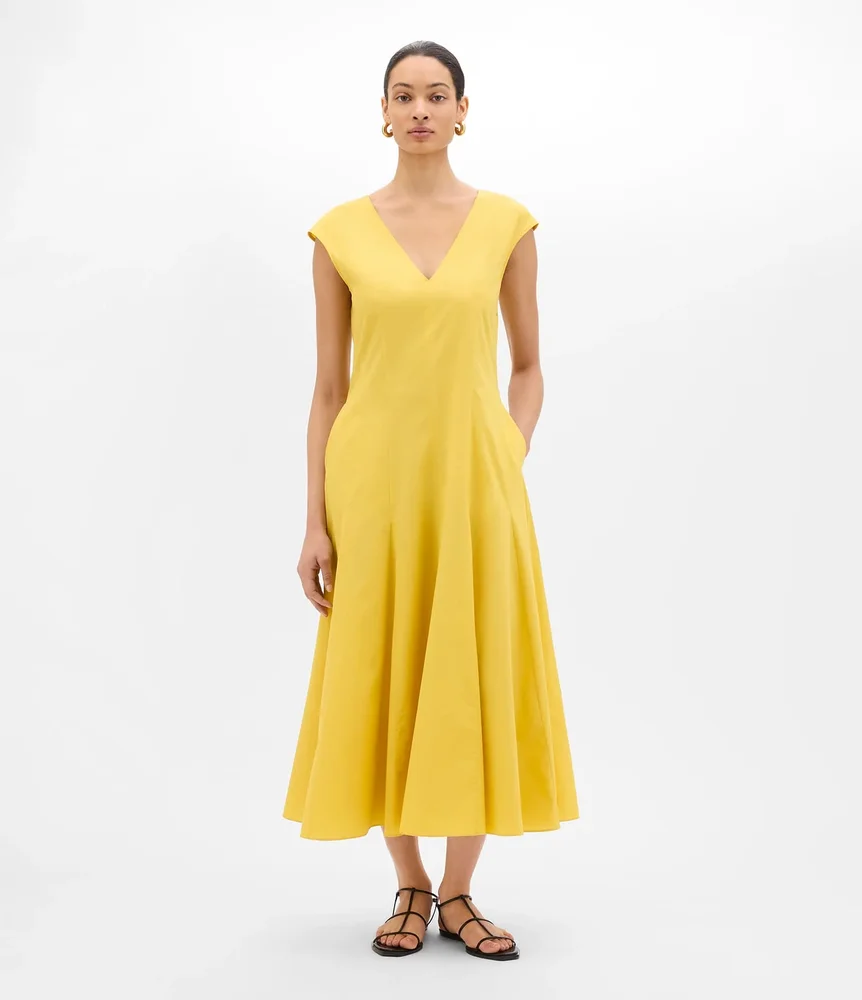 V Neck Day Dress