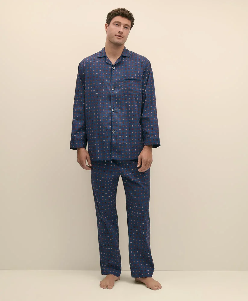 Cotton Broadcloth Paisley Pajamas
