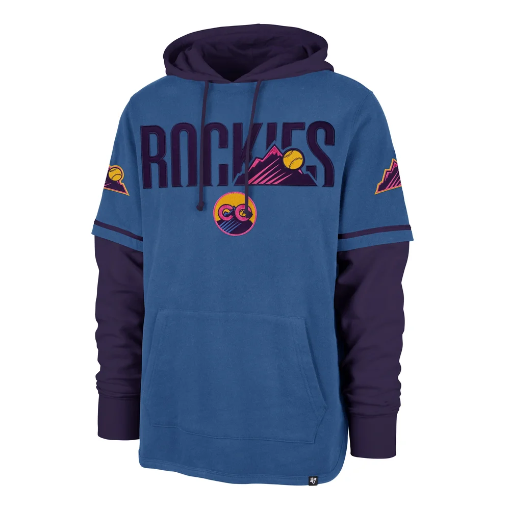 '47 Brand COLORADO ROCKIES CITY CONNECT TRIFECTA '47 SHORTSTOP HOOD - S / BLUE RAZ / A