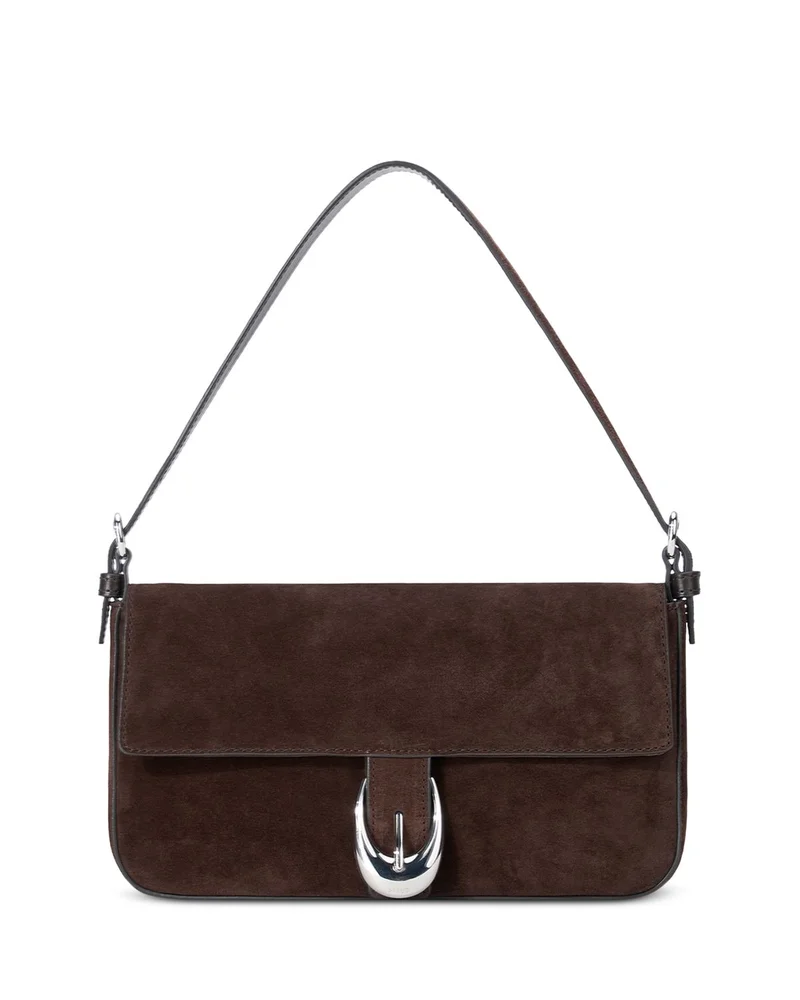 Harlow Suede Shoulder Bag