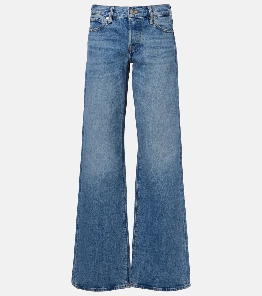 The Gray wide-leg jeans