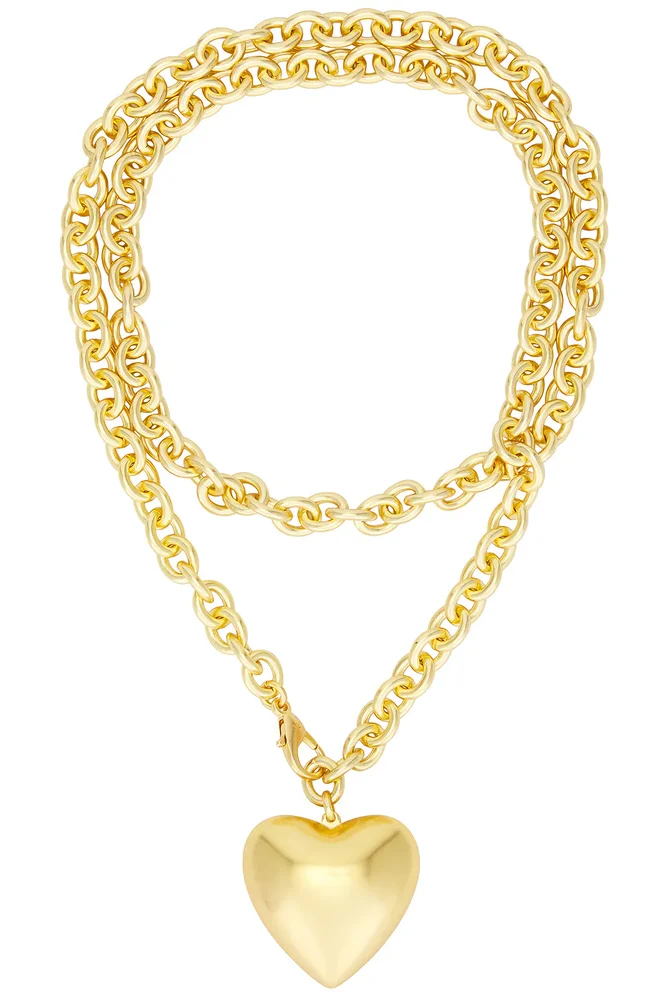 Heart And Soul Long Pendant Necklace