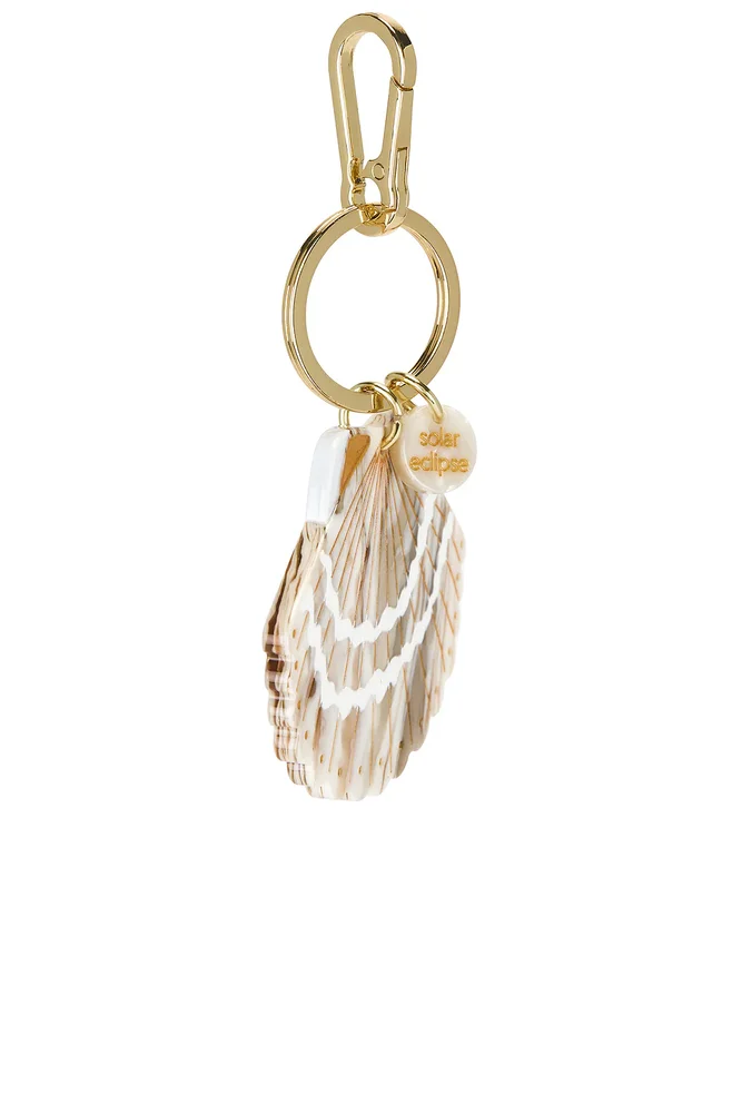 Handpainted Seashell Bag Charm