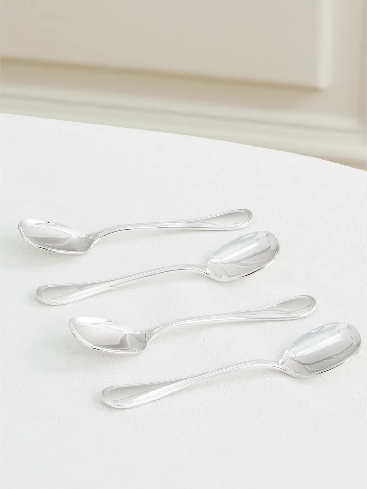 Albi set of four silver-plated ice cream spoons