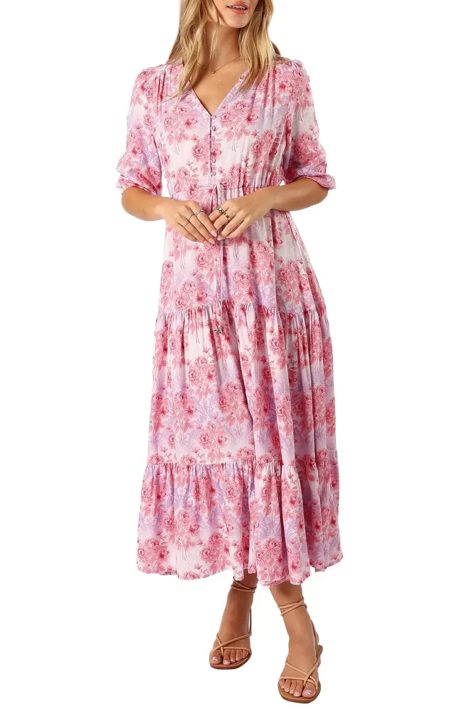 Kelda Floral Tiered Maxi Dress