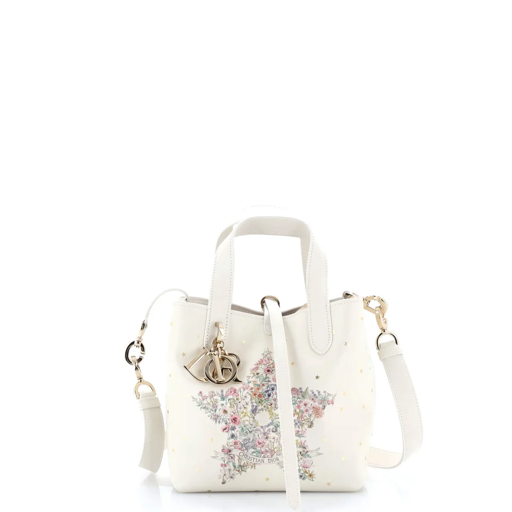 Pre-Owned Toujours Vertical Tote Bag Printed Leather Small