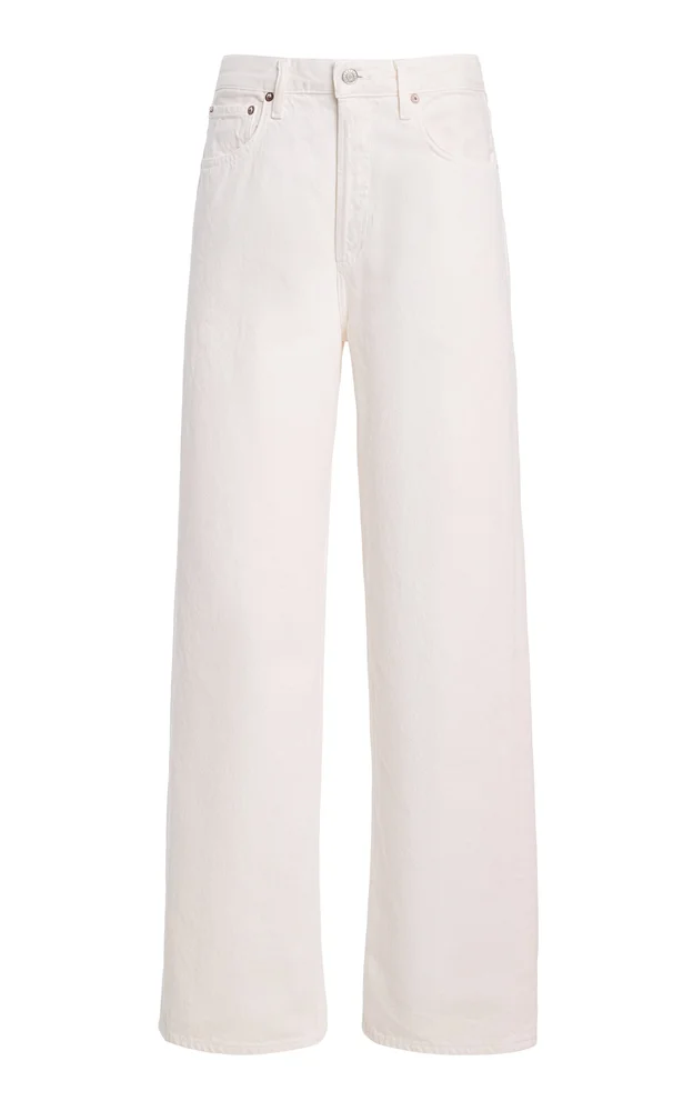 Ren Rigid Mid-Rise Straight-Leg Jeans