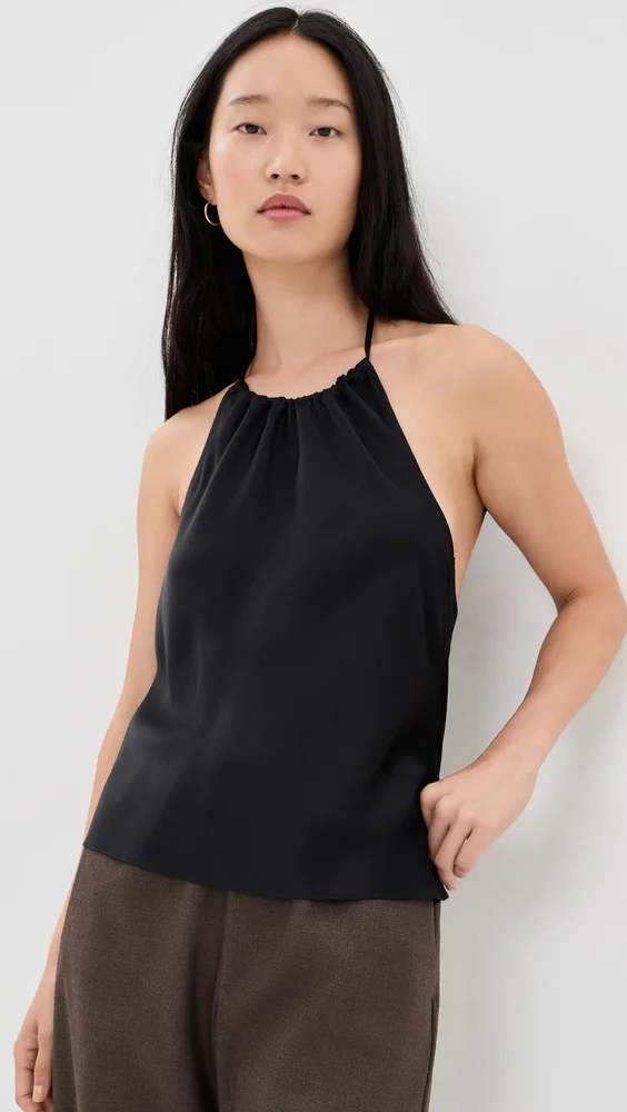 The Silk Halter Top