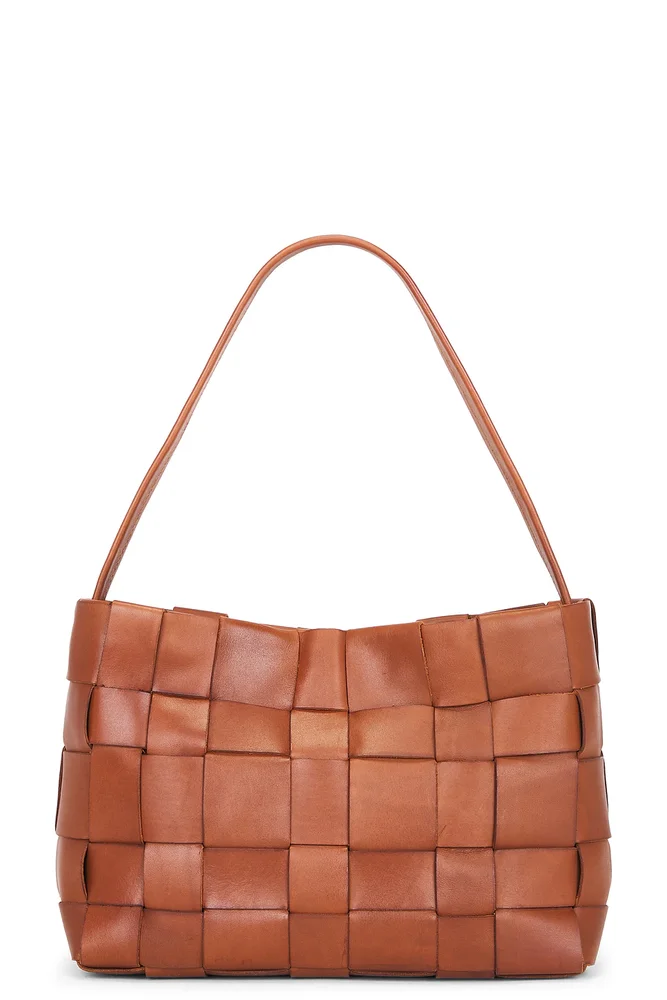Mini Tote - Tan/Natural Raffia