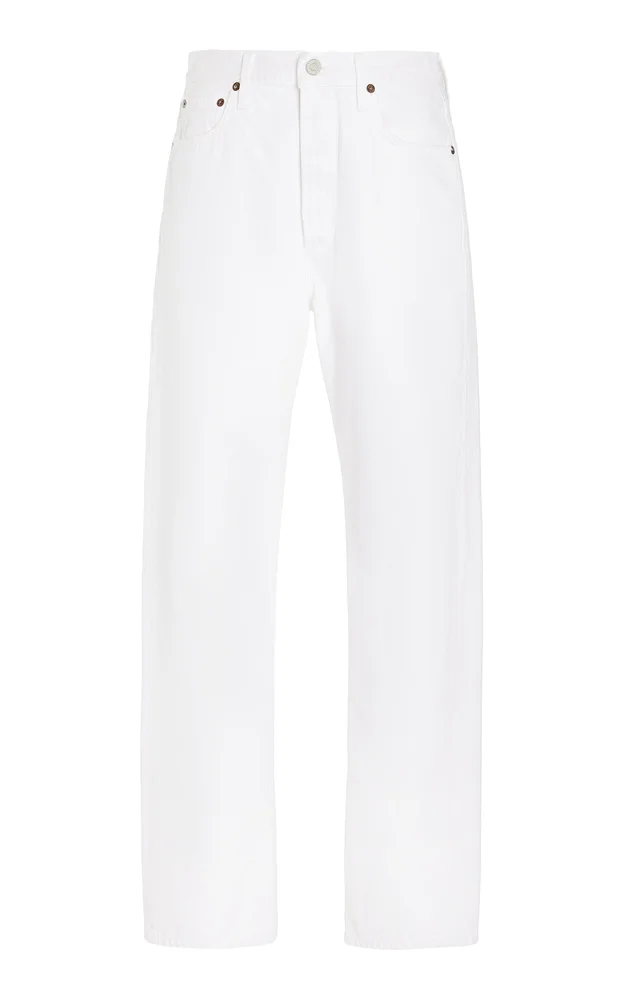 90s Pinch Waist Rigid High-Rise Straight-Leg Jeans