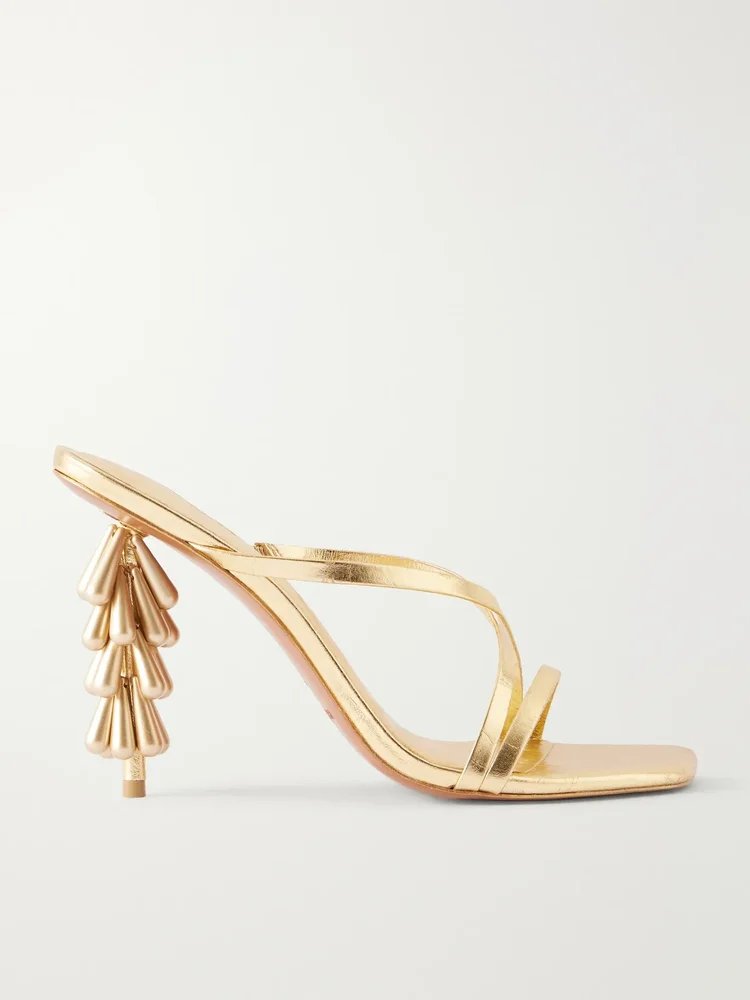 sage 90 embellished leather sandals