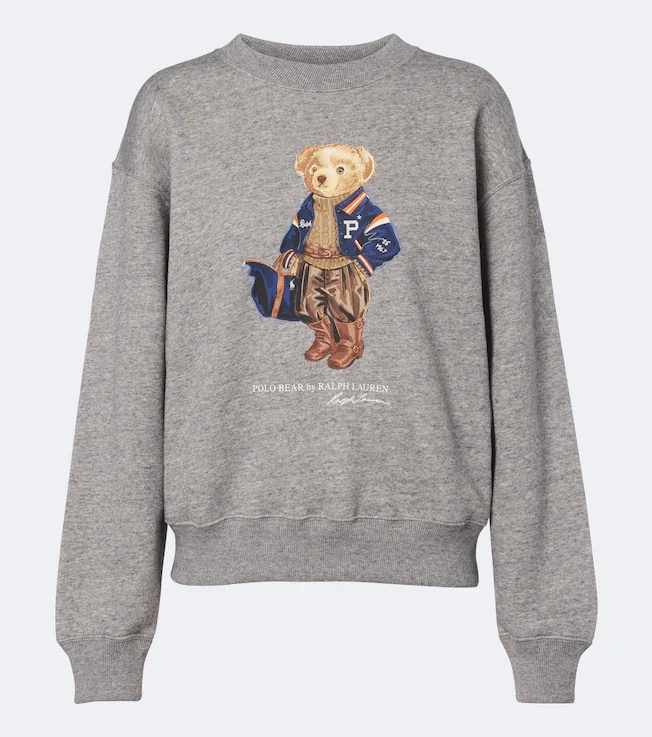 Polo Bear cotton-blend sweatshirt