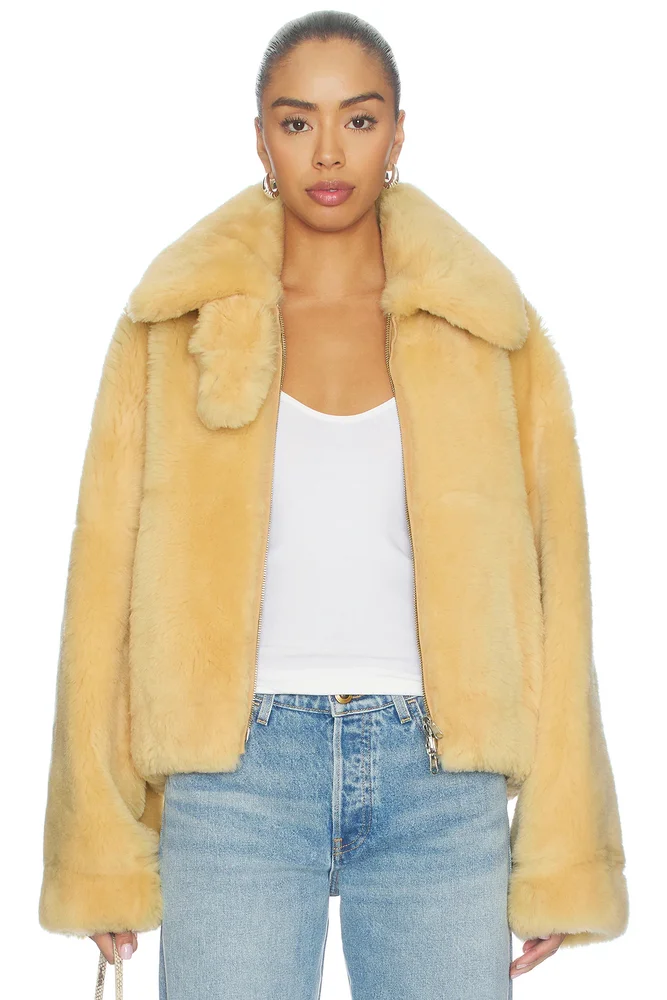 Shearling Bomber Jacket
