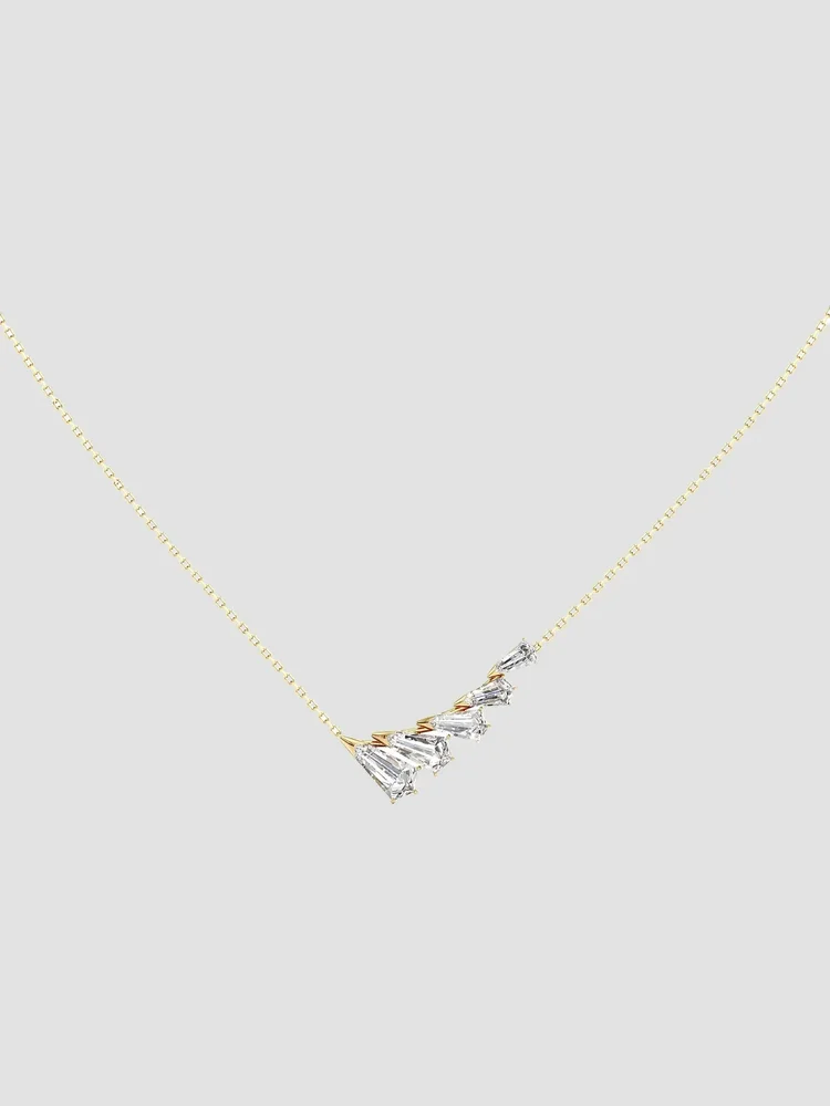 Phoenix 18K Yellow Gold & 1.85 TCW Lab-Grown Diamond Wing Pendant Necklace