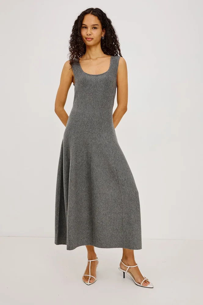 Angelica Dress, Heather Grey
