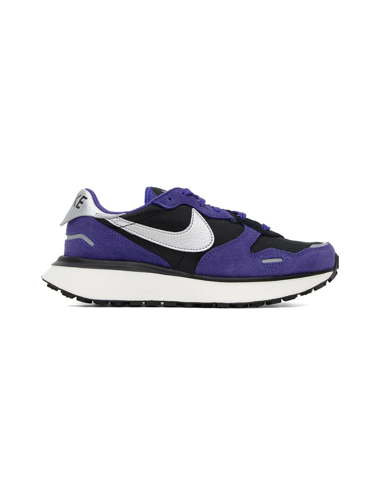 Purple & Black Phoenix Waffle Sneakers