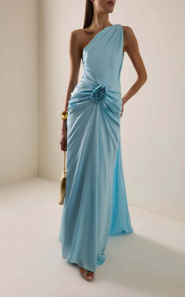Exclusive Marita Silk Maxi Dress