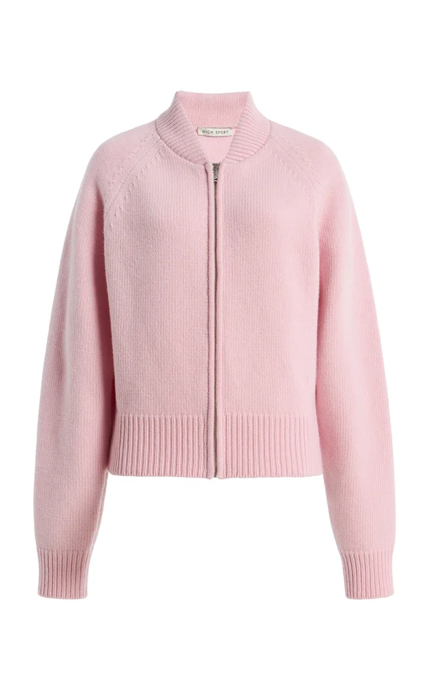 Velma Zip-Up Wool-Cashmere Jacket