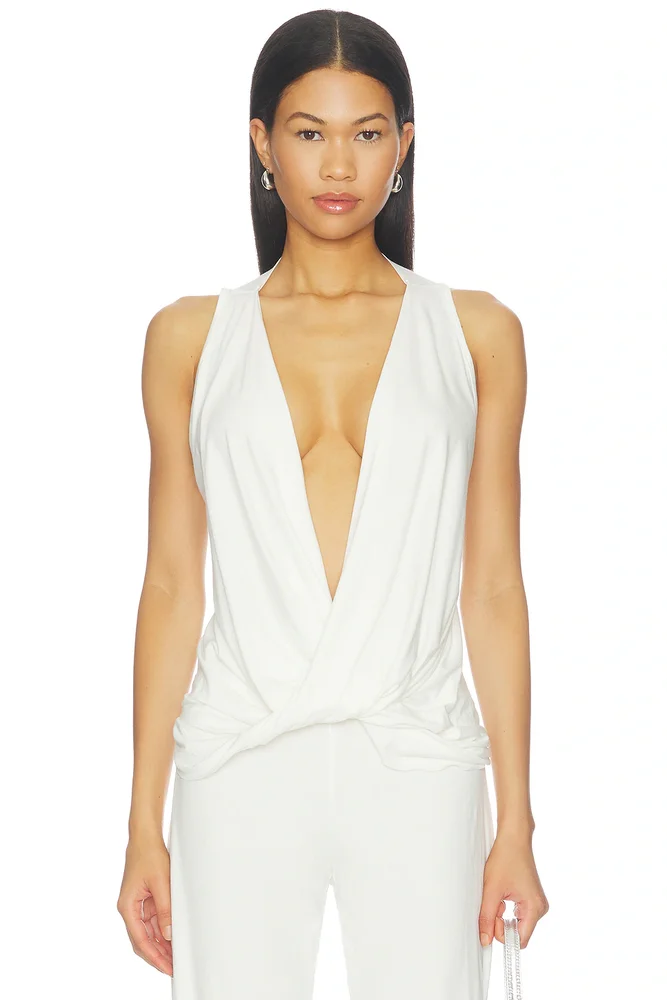 White Twist Top