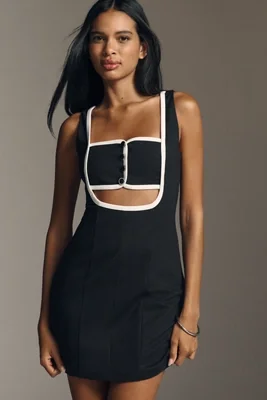 Sunday in Brooklyn Layered Cutout Mini Dress