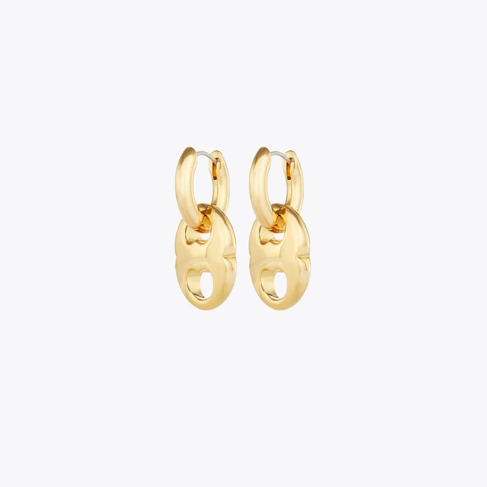 Gemini Link Small Hoop Earrings