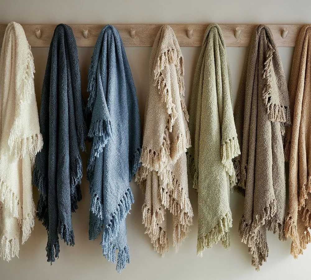 Dreamy Handwoven Fringe Throw