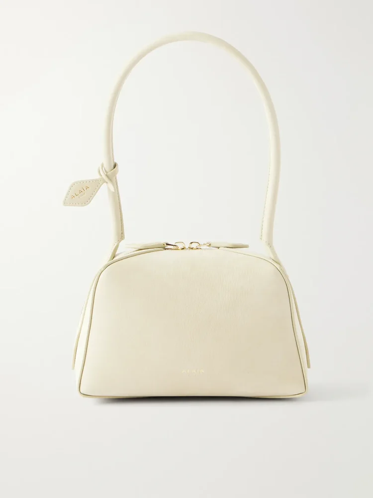 Le Bouledogue mini nubuck shoulder bag
