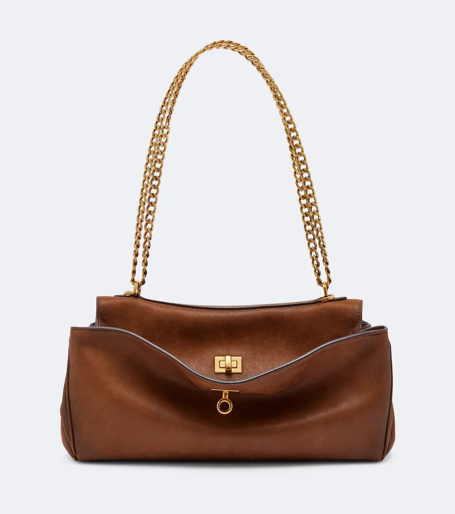 Rodeo East West leather shoulder bag