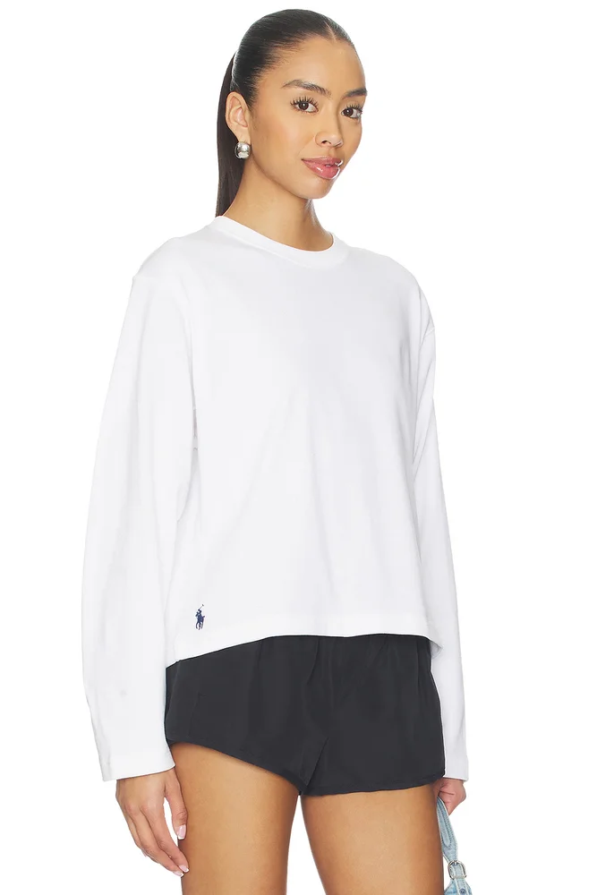 Jersey Crop Long Sleeve T-shirt