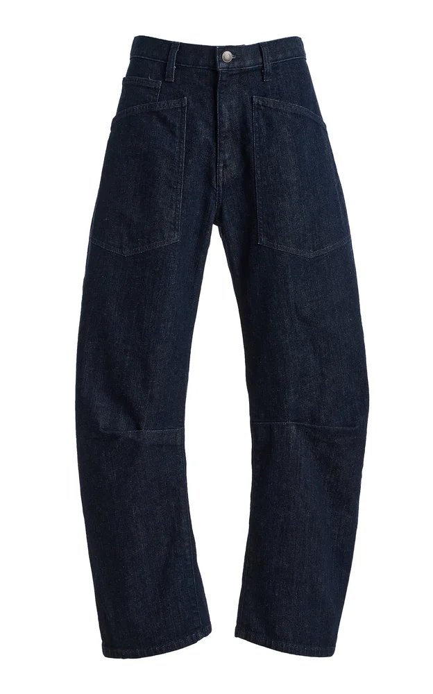 Shon Rigid Mid-Rise Wide-Leg Jeans