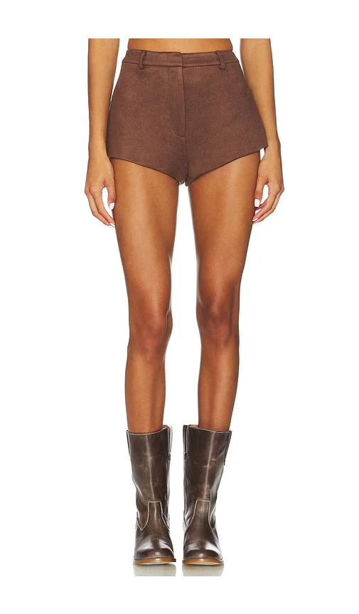 x REVOLVE Jayla Faux Suede Mini Short