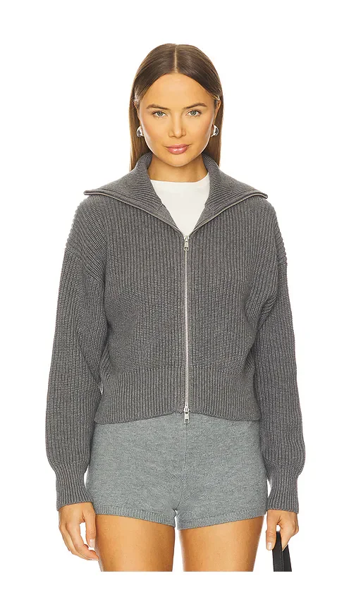 Tina Shaker Zip Up Cardigan 525 America